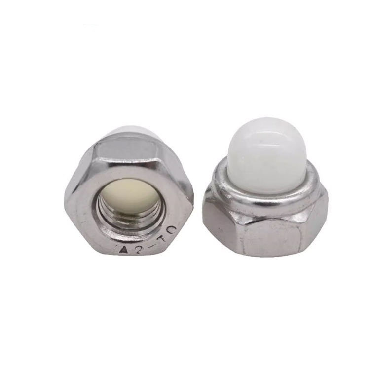 Hexagon Domed Cap Nuts With Nonmetallic Insert