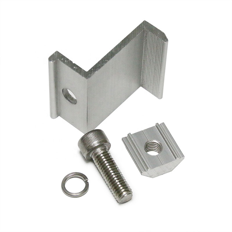 Solar Panel Mounting Aluminum End Clamp