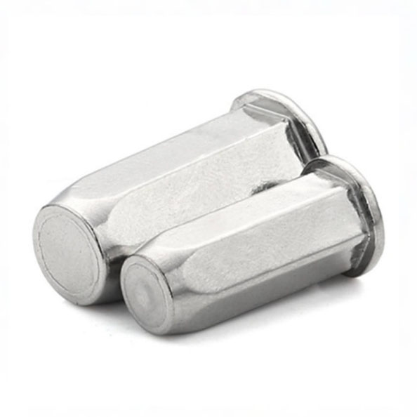 Flat Head Open End Hexagon head rivet nut