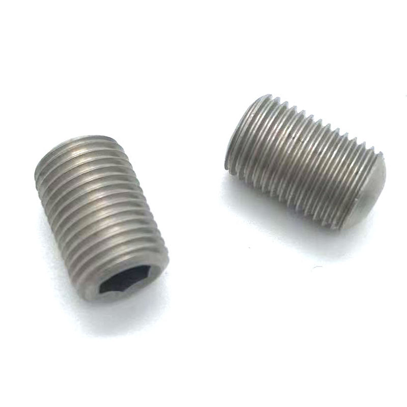 Hexagon Socket Set Screws With Round End Oval Point