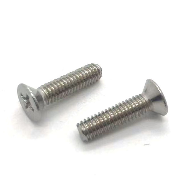 DIN965 Cross Recessed Countersunk Head Screws